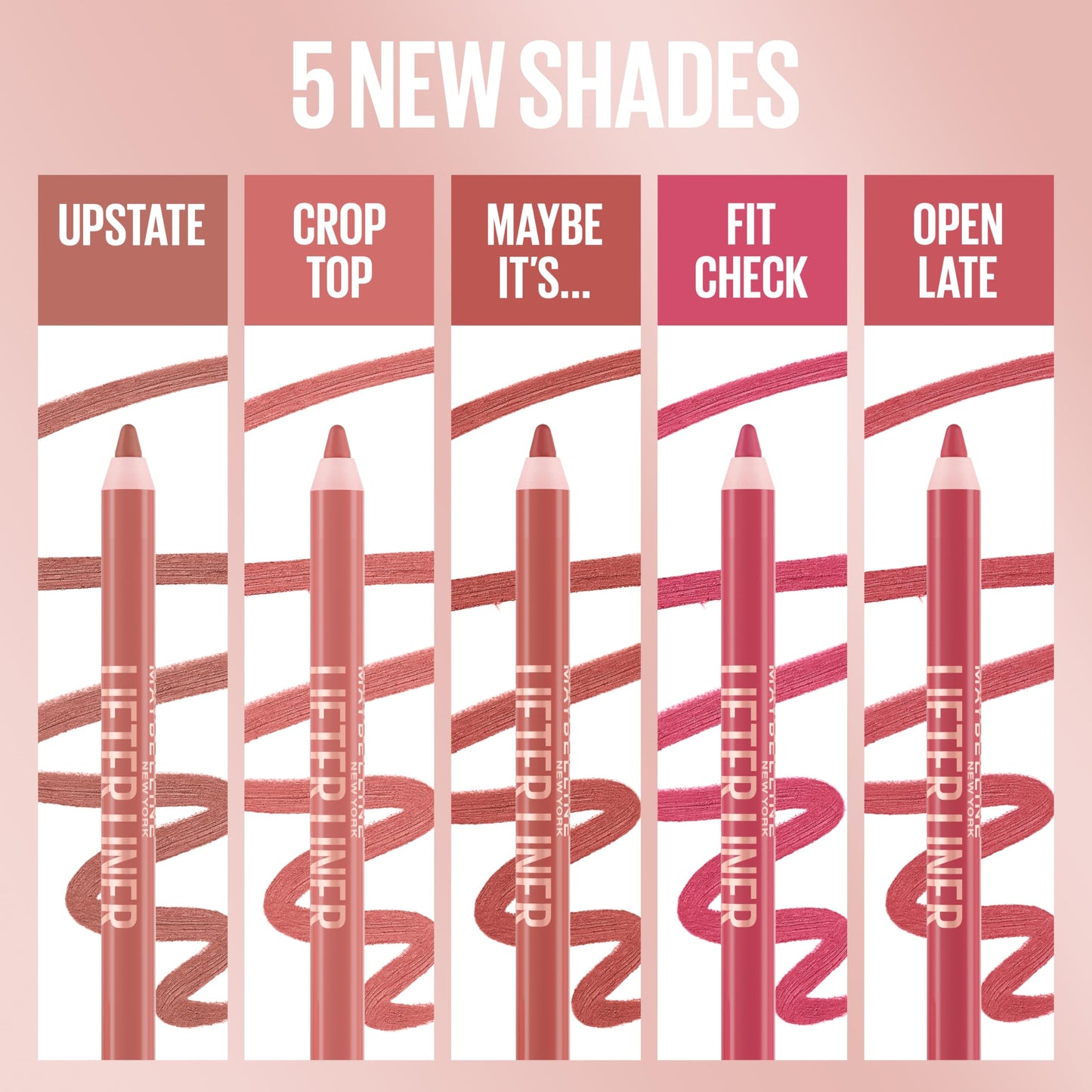 MAYBELLINE Lifter Liner Lip Liner Makeup, Lip Pencil with Hyaluronic Acid For A Fuller, Lifted Make Up Look, Open Late, 1 Count Beauty & Personal Care MAYBELLINE