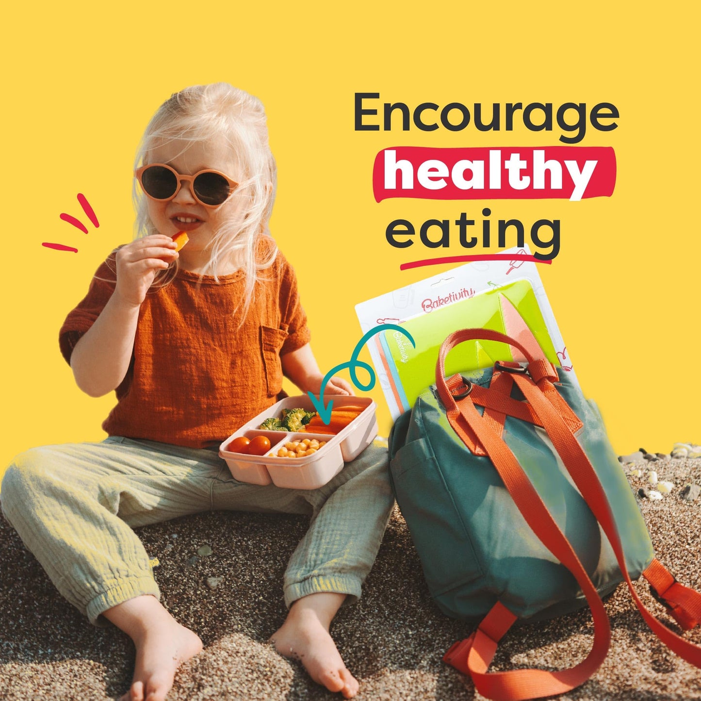 Baketivity 6 Piece Kids Cutting Board and Knife Set | Plastic Knives and Flexible Cutting Boards for Safe and Fun Cooking | Dishwasher Safe Kids…