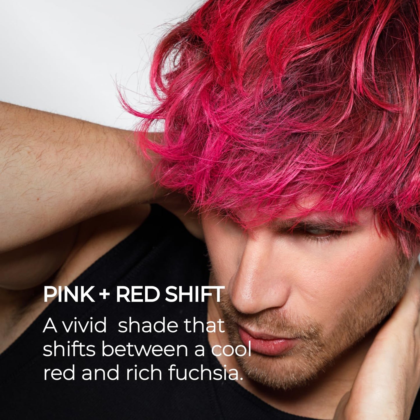 XMONDO Color Pink + Red Shade Shift Color Depositing Mask Infused with Bond Boosters & Hyaluronic Acid to Nourish, Revitalize & Repair, Vegan Formula