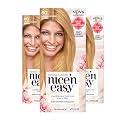 Clairol Nice'n Easy Permanent Hair Dye, 8G Medium Golden Blonde Hair Color, 3 Count