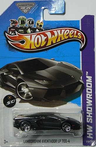 Hot Wheels HW Showroom Lamborghini Aventador LP 700-4 Black #173/250