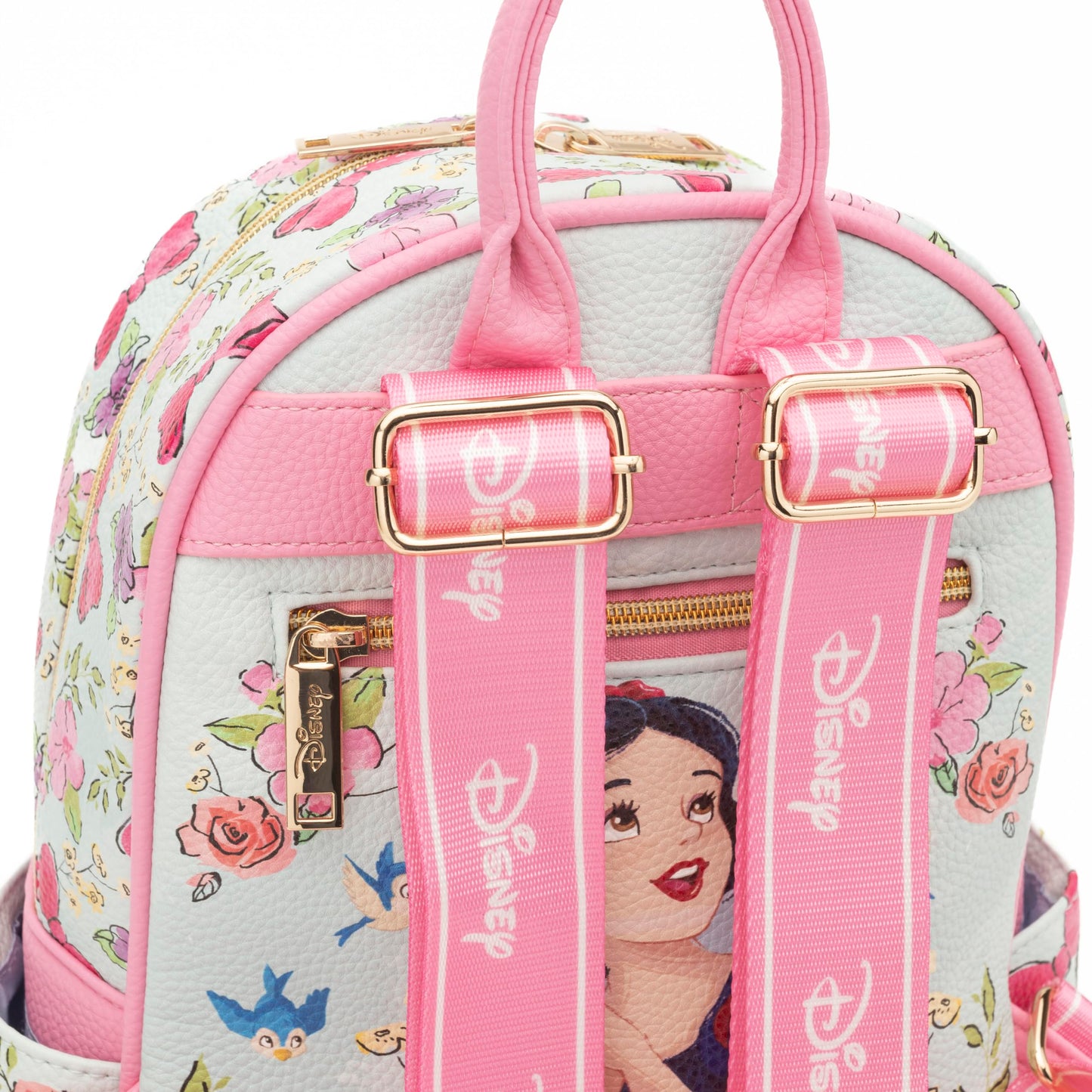 Wondapop - Snow White 11"" Vegan Leather Fashion Mini Backpack, Pink