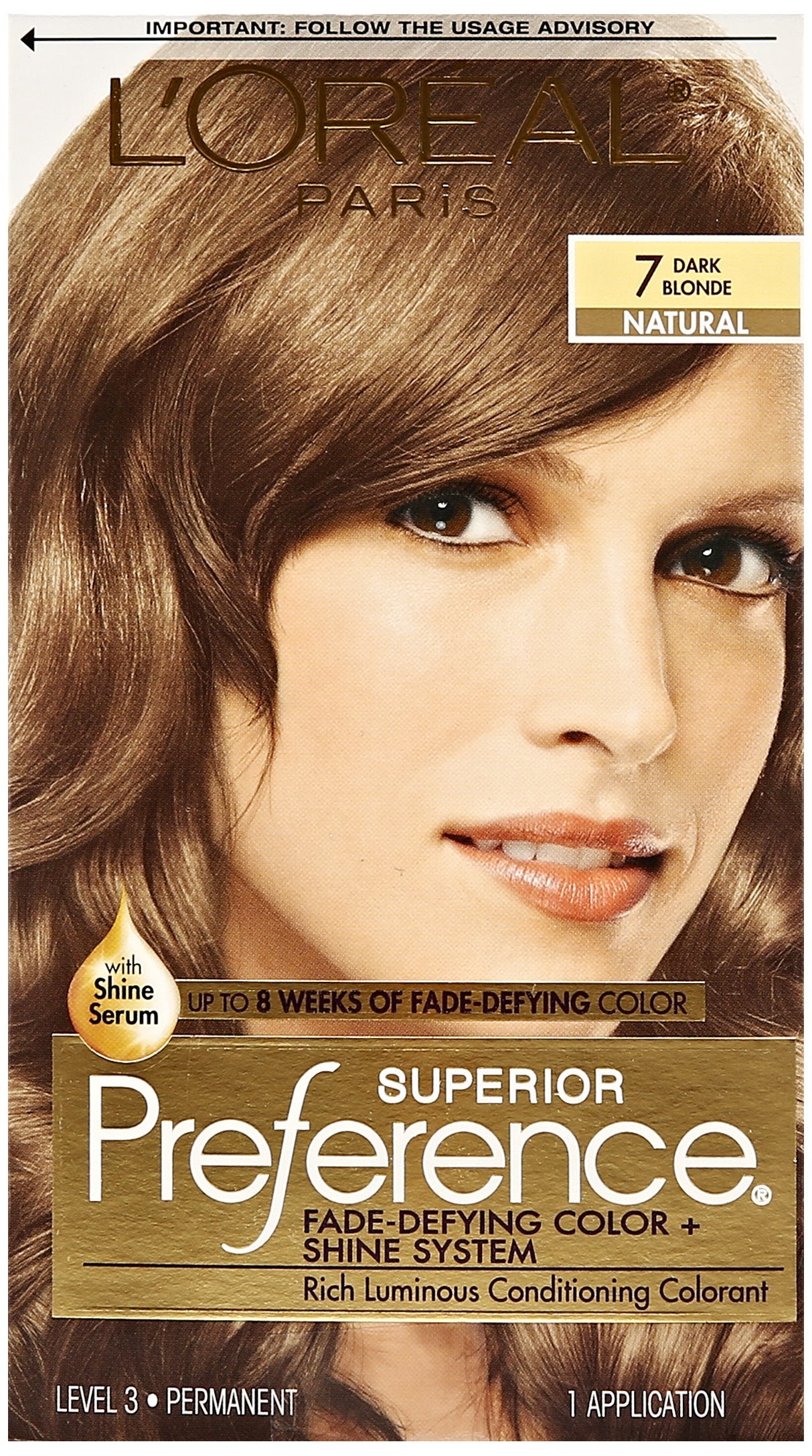 L'Oreal Preference #7 Dark Blonde, 1 ct