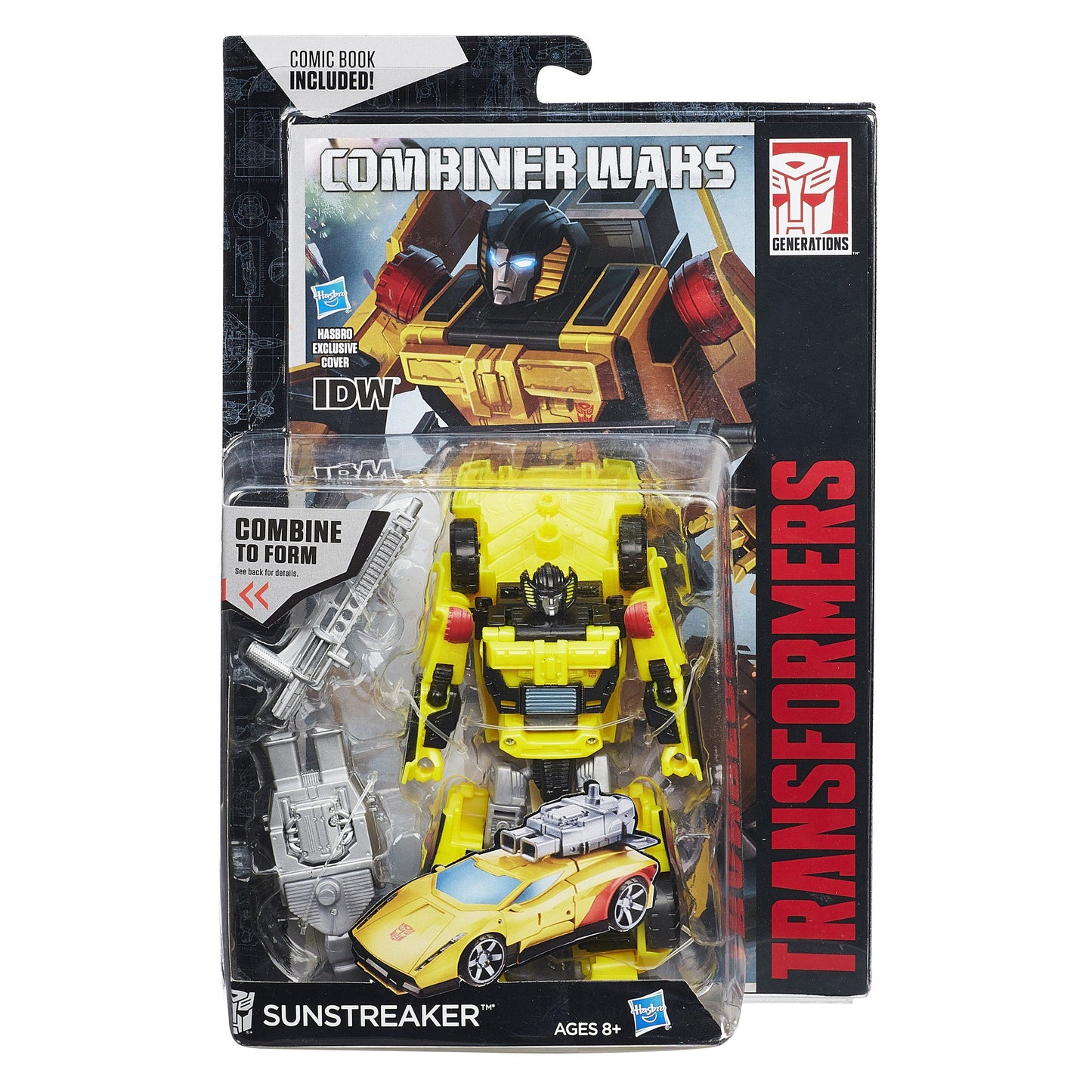 Transformers Generations Combiner Wars Deluxe Class Sunstreaker Figure