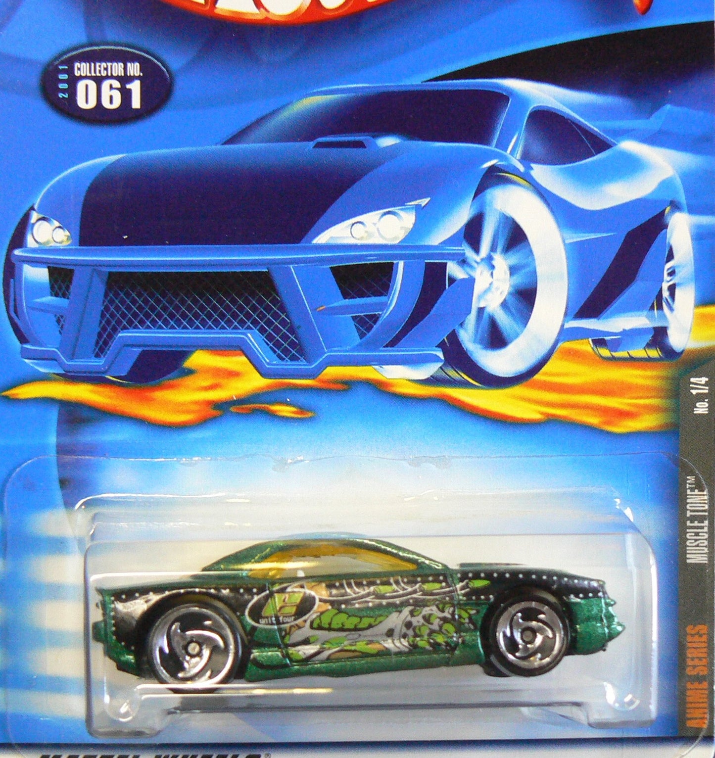 Hot Wheels Anime Series Muscle Tone 1/14 Scale Die Cast Car