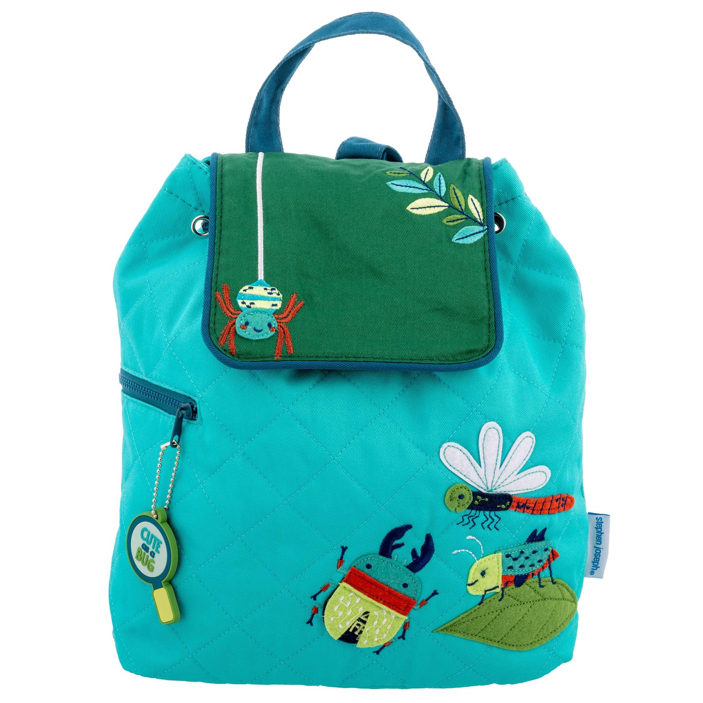 Stephen Joseph Unisex Toddler Back to School, Quilted Backpack, One Size, Bug