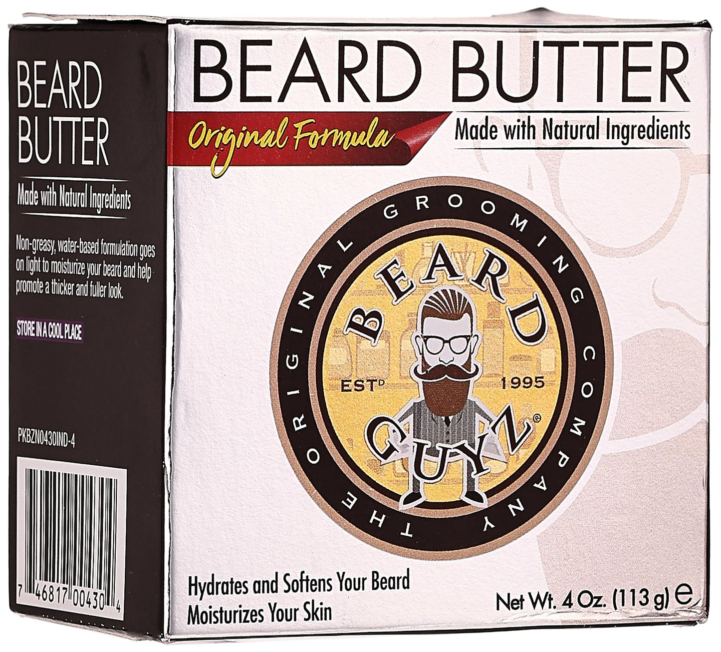 Beard Butter Original Formula, 4 Ounce (Packaging may vary)
