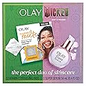 Olay x Wicked: For Good: Perfect Duo Skin Care Set, Skin Care Gift Set, 2pc, Vitamin C Cleansing Melts 12 Count, Super Serum Trial Size 0.4 FL OZ
