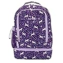 Bentgo Kids 2-in-1 Backpack & Insulated Lunch Bag - Durable 16” Backpack & Lunch Container in Unique Prints for School & Travel - Water Resistant, Padded & Large Compartments (Unicorn)
