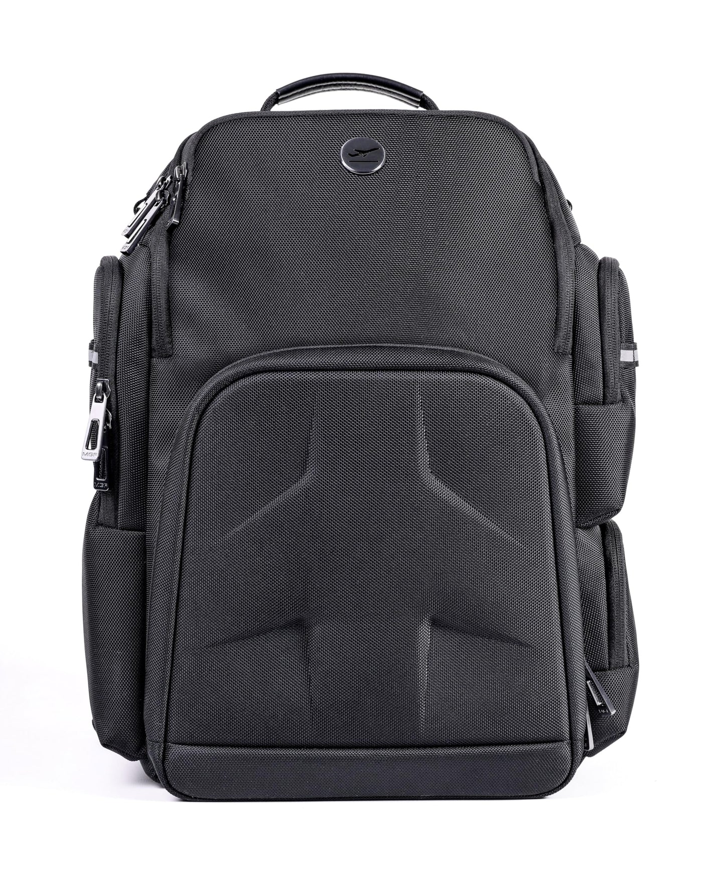 MYGOFLIGHT PLC Pro Flight and Travel Bag - Water Resistant & Rugged Backpack Designed to Store Wallet, Passport, iPad or Laptop, and Other Essentials