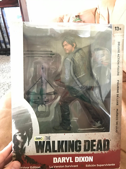 Walking Dead Daryl Dixon Bloody Variant 10" Inch Figure Survivor Edition by