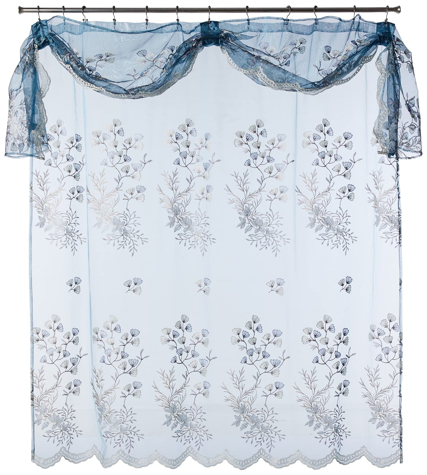 Popular Bath Shower Curtain Capri, Slate Blue