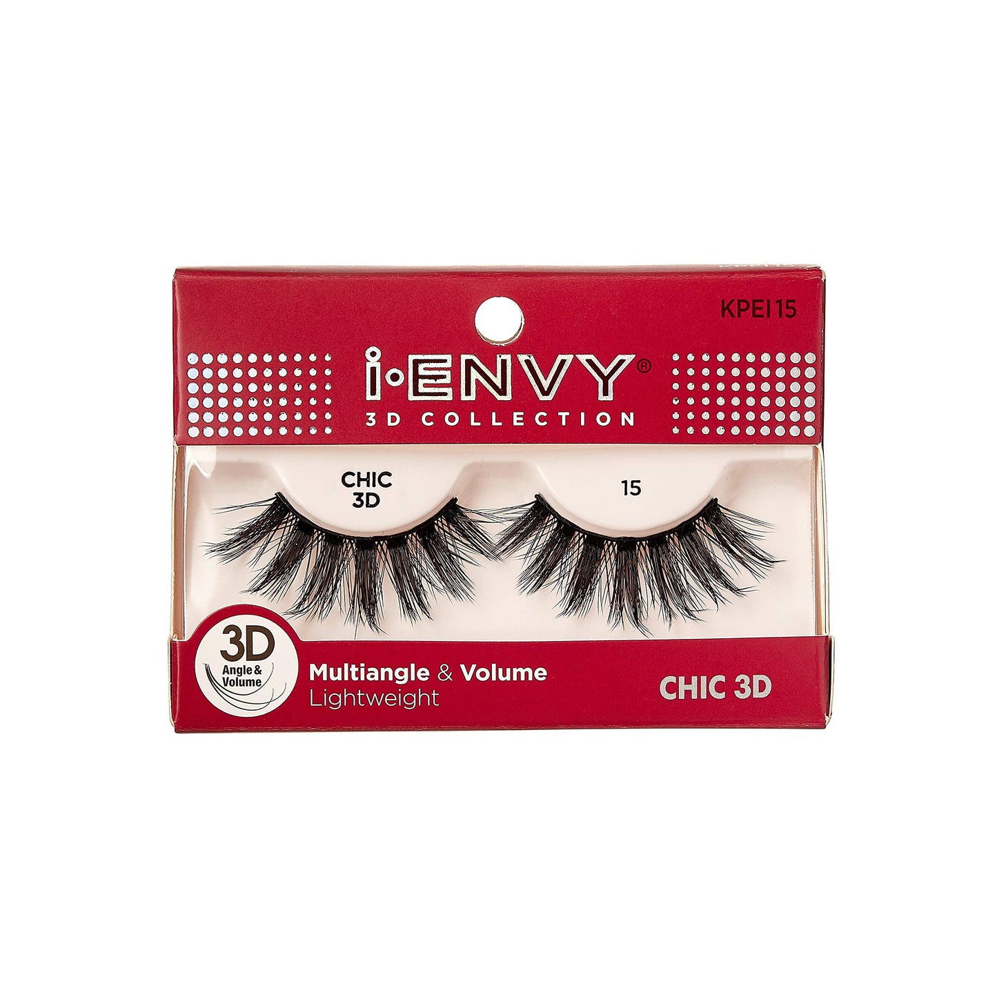 i-Envy 3D Glam Collection Multi-angle & Volume (1 PACK, KPEI15)