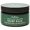 Sheamoisture Beard Balm for a Full Beard Maracuja Oil and Shea Butter to Soften and Shine Beards 4 oz
