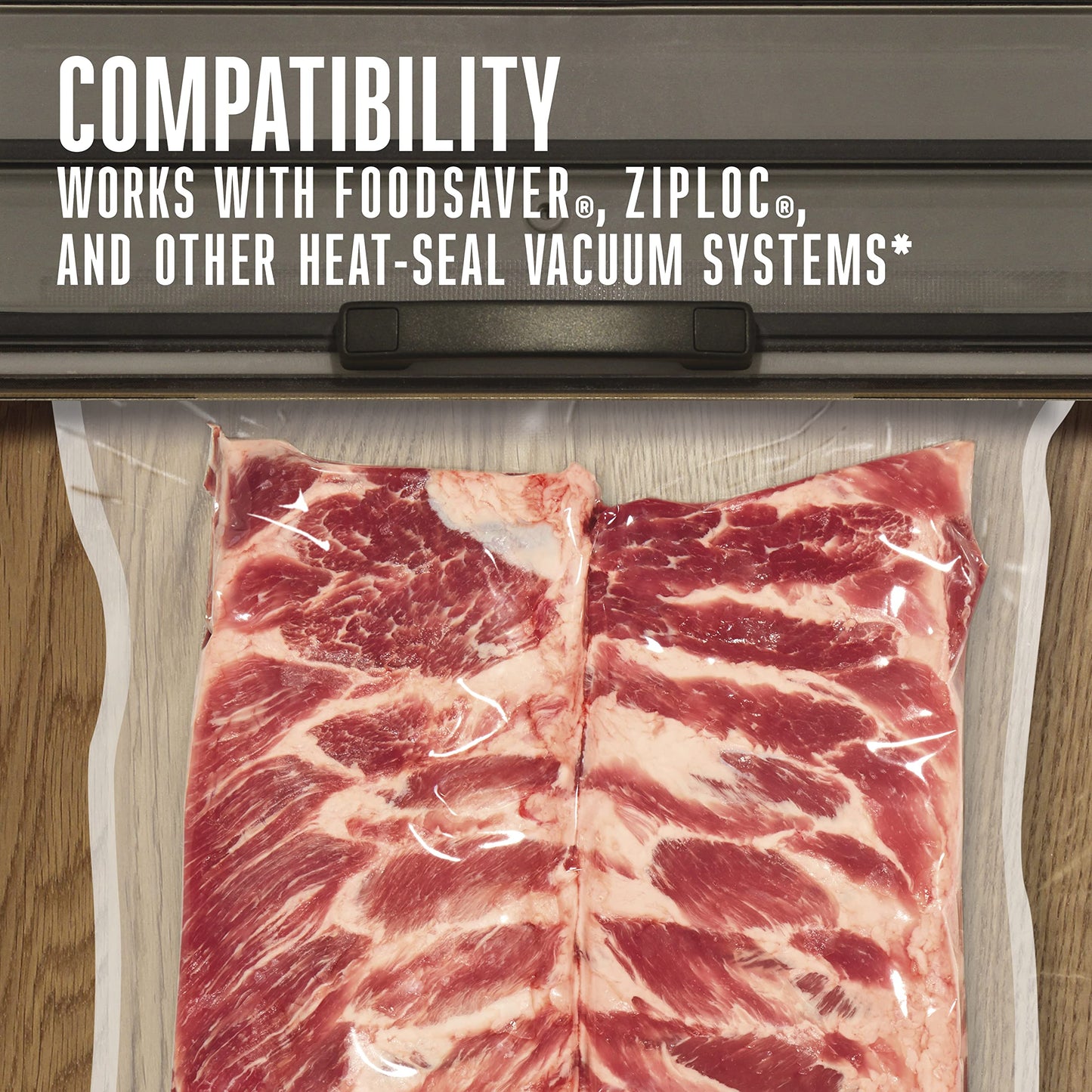 Weston Vacuum Sealer Bags, 2 Ply 3mm Thick, for NutriFresh, FoodSaver & Other Heat-Seal Systems, for Meal Prep and Sous Vide, BPA Free, 15" x 18"…