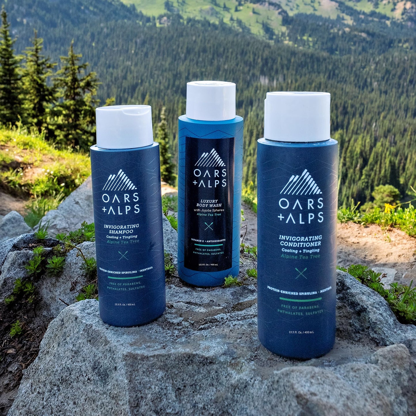 Oars + Alps Men's Sulfate Free Hair Shampoo for Men & Women, Shampoo for Hair Infused with Witch Hazel and Tea Tree Oil, Nourishing & Moisturizing