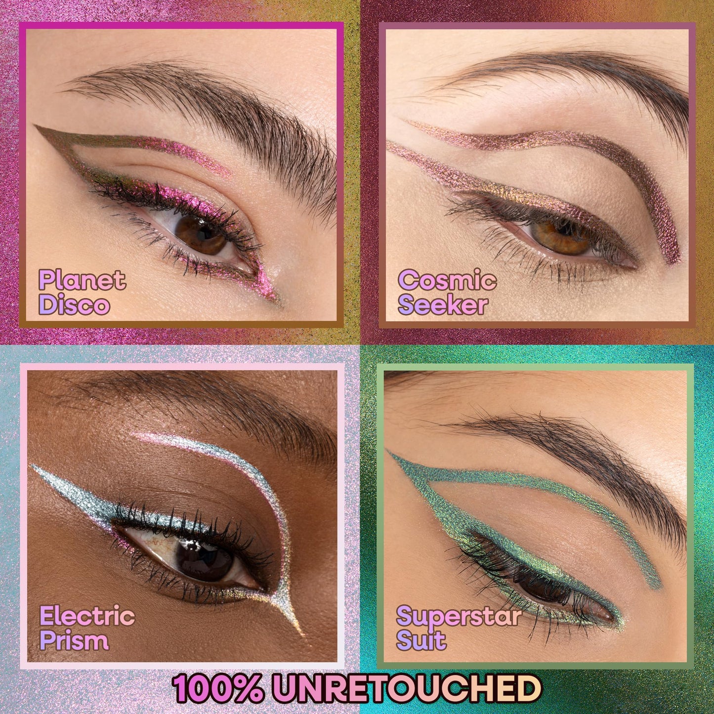 wet n wild Chameleon Chrome Eyeliner, Waterproof and Smudge-Proof, Multichrome Color Shift, Long-Lasting 18-Hour Wear, Cruelty-Free & Vegan - Electric