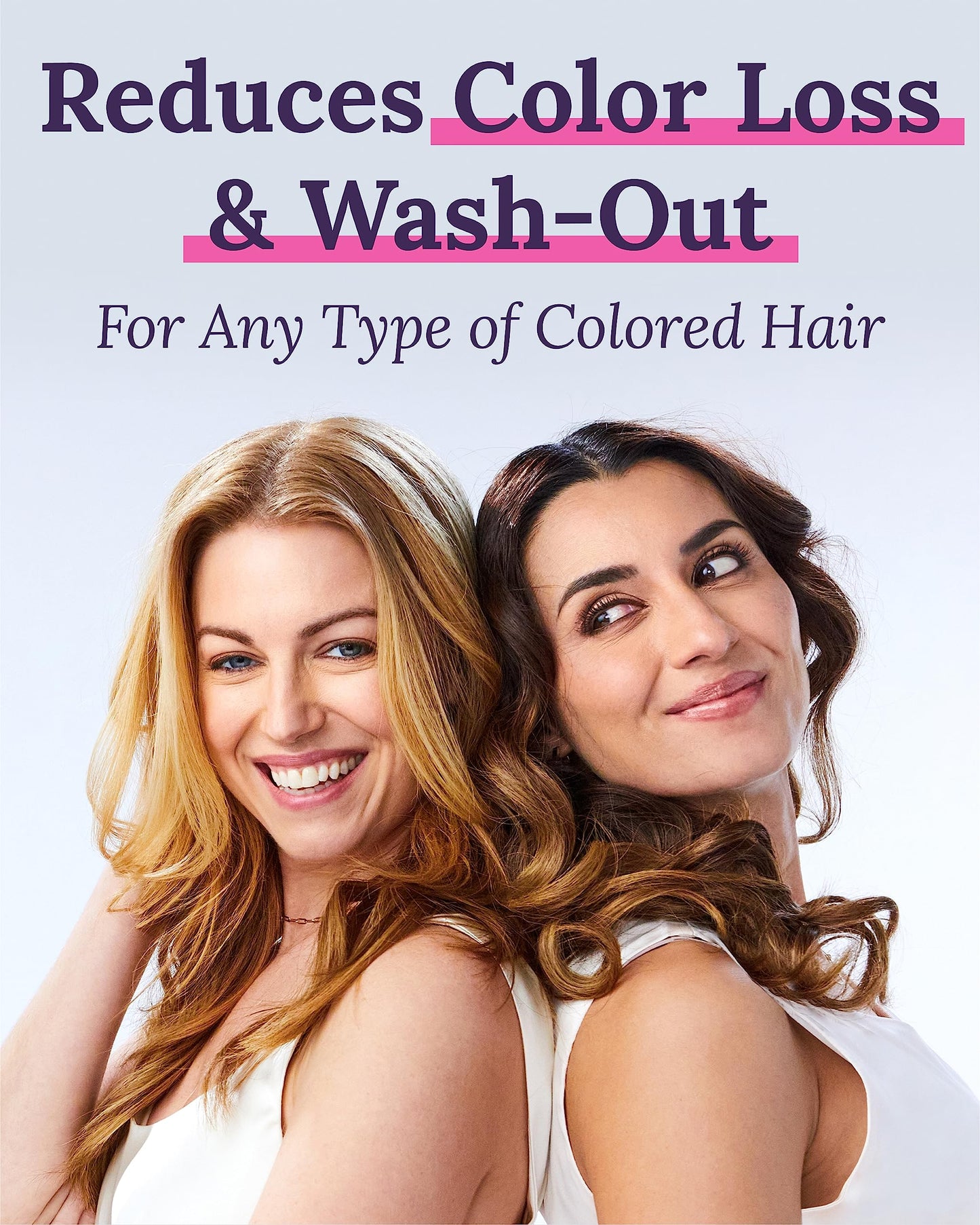 Keranique Rejuvenate Color Boost Shampoo & Conditioner for Color-Treated Hair, Thinning Hair - Sulfate & Paraben Free with UV Protection - Helps