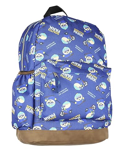 South Park Backpack Cop Cartman Respect My Authority School Bookbag For Daily Use