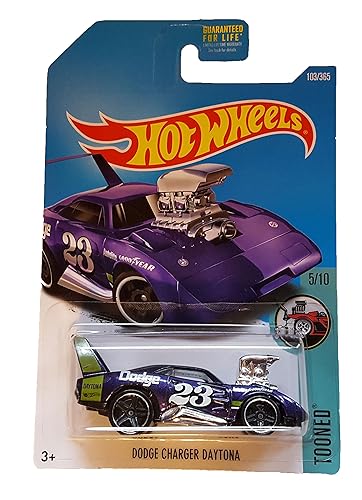 Hot Wheels 2017 Tooned Dodge Charger Daytona 103/365, Purple