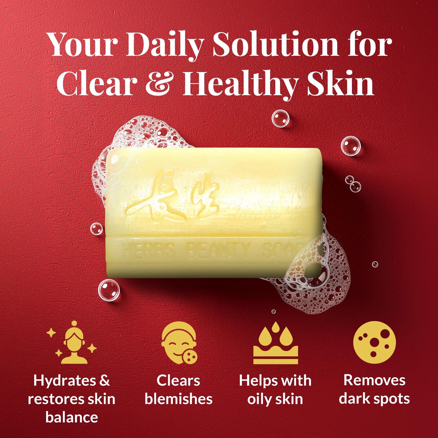 FACEDOCTOR Complexion Bar Soap | Acne & Rosacea Treatment with Sea Buckthorn Oil | Award Winning Face, Body & Back Pimple Wash | Gentle Skin Care Beauty & Personal Care FACEDOCTOR