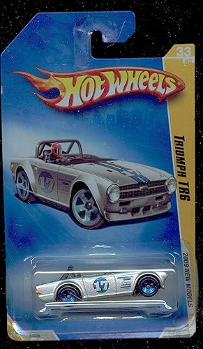 Hot Wheels 2009-33/42 NEW Models 033/190 SILVER Triumph Tr6 1:64 Scale