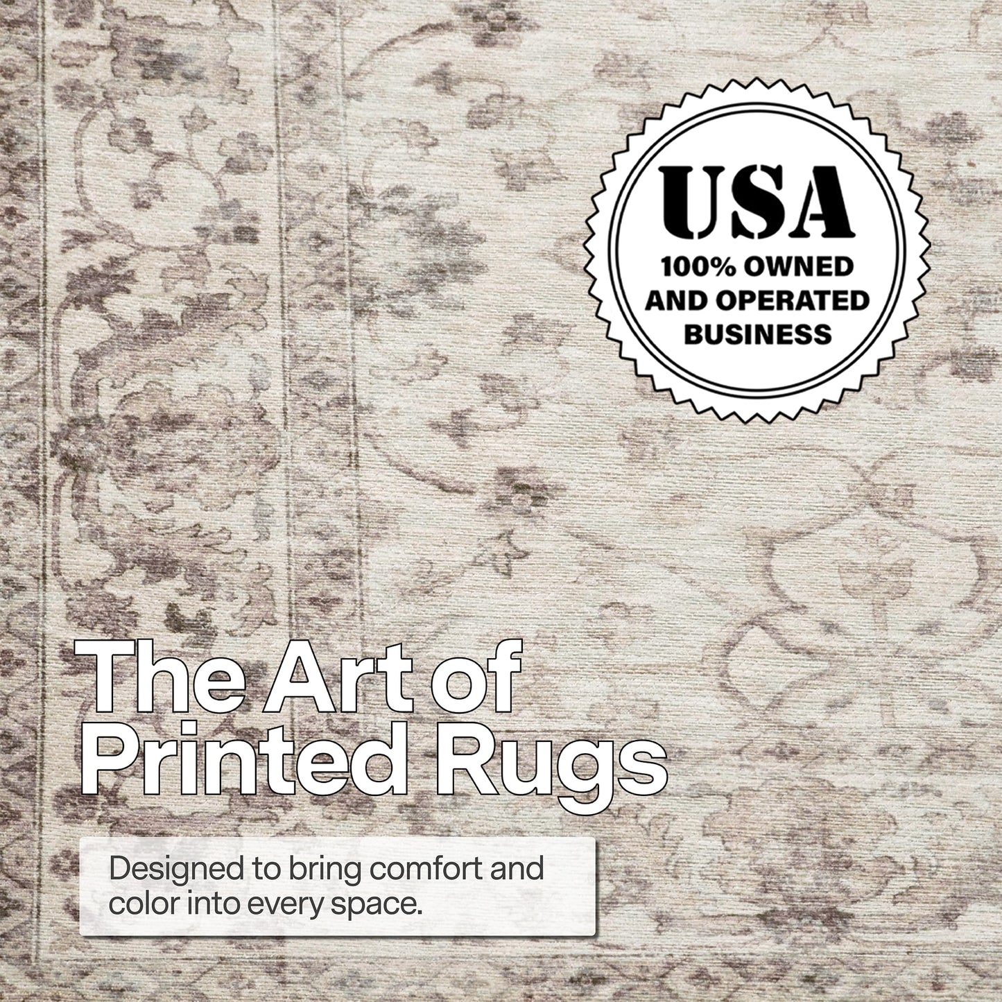 ReaLife Rugs Machine Washable Area Rug Runner - Living Room Bedroom Bathroom Kitchen Entryway Office - Padded Low Pile Stain Resistant Premium - Boho…