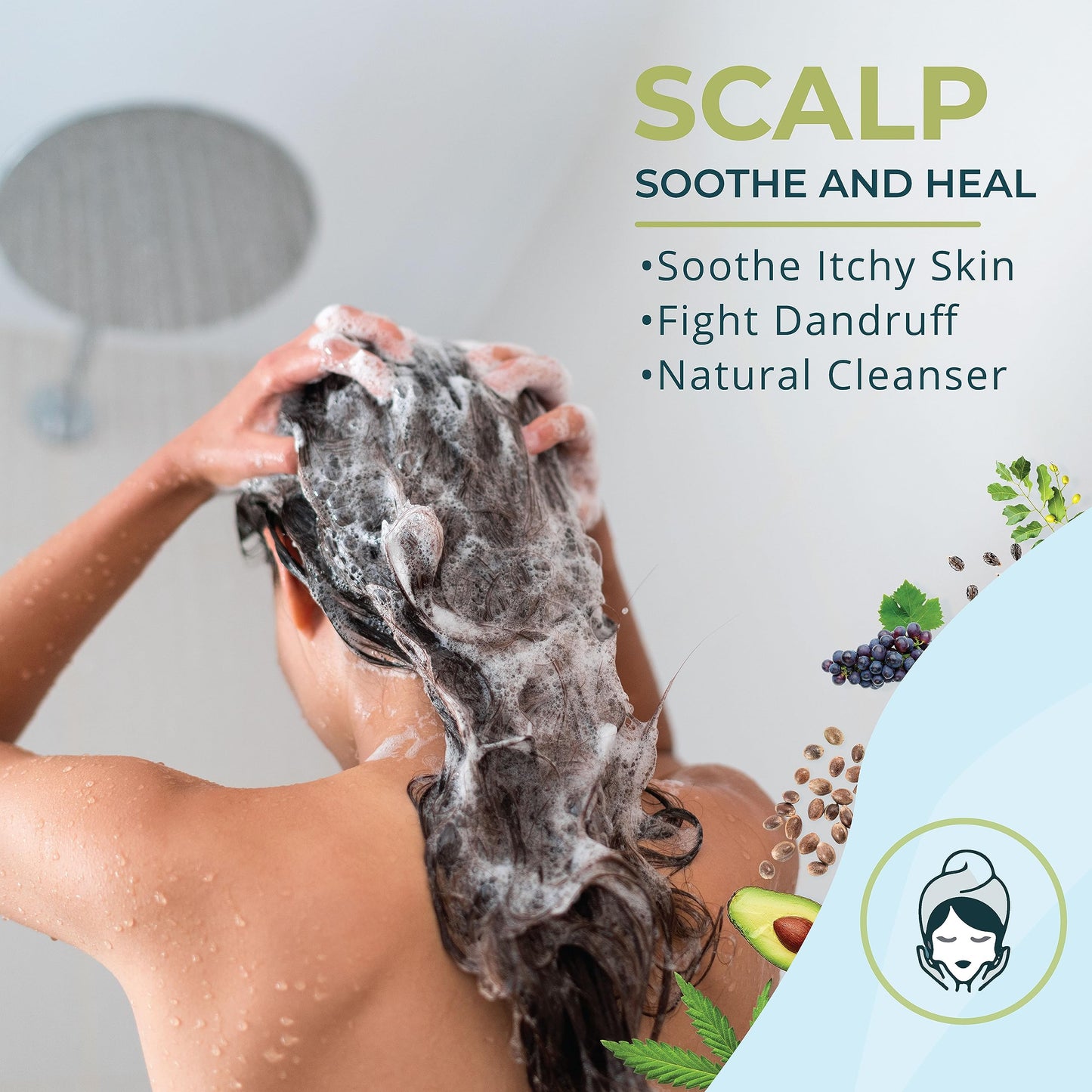 Zatural Natural Neem Shampoo & Conditioner Kit, Health Soothing & Healing For Sensative Scalp & Hair Nourish & Repair (16oz Shampoo & 16oz