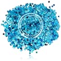 Stargazer Blue Face and Body Glitter Stars Rave Festival
