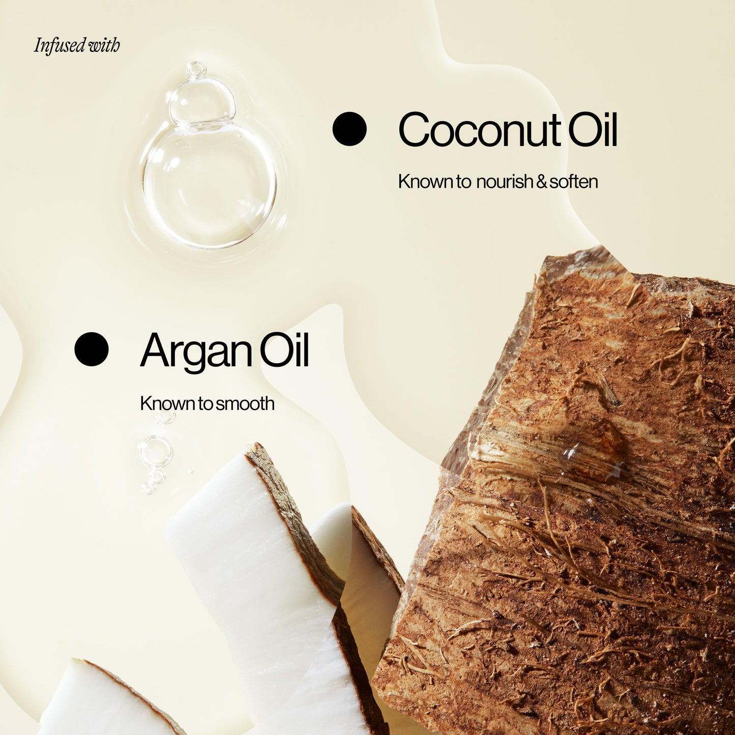 Eva NYC Quick Absorbing Hair & Body Oil - Coconut + Argan Oil - Lightweight Formula No Residue - Anti-Frizz for Smooth Shiny Hair - Dermatologist