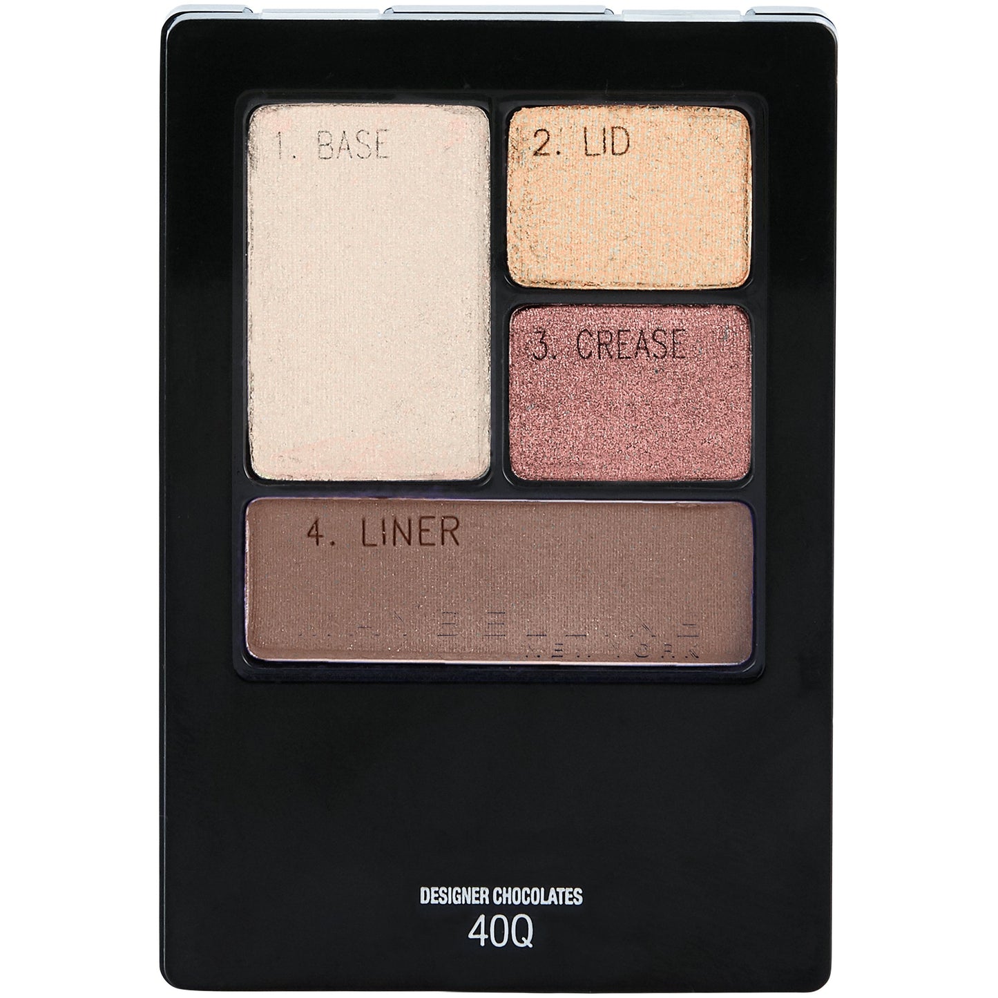 Maybelline New York Expert Wear Eyeshadow Quads, Designer Chocolates, 0.17 oz.