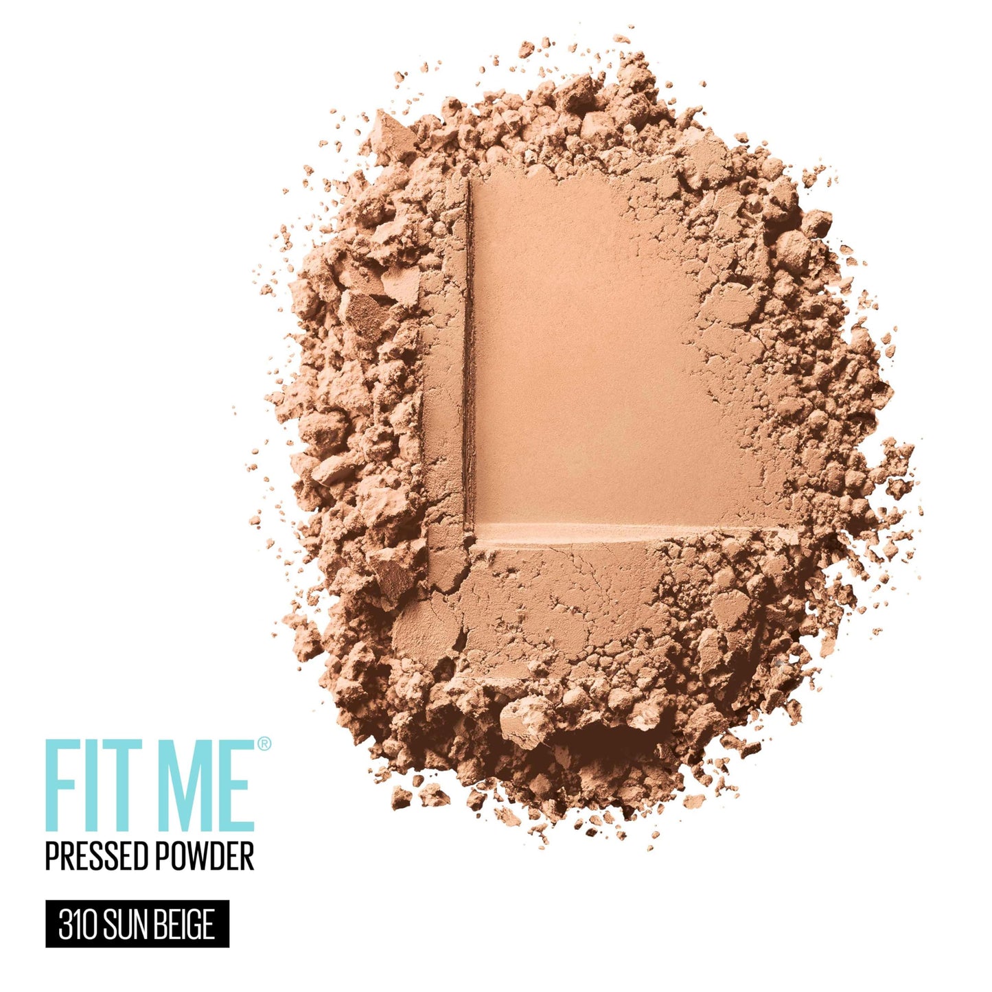 Maybelline New York Fit Me Matte Plus Pore Less Powder, 310 Sun Beige, 0.29 Ounce