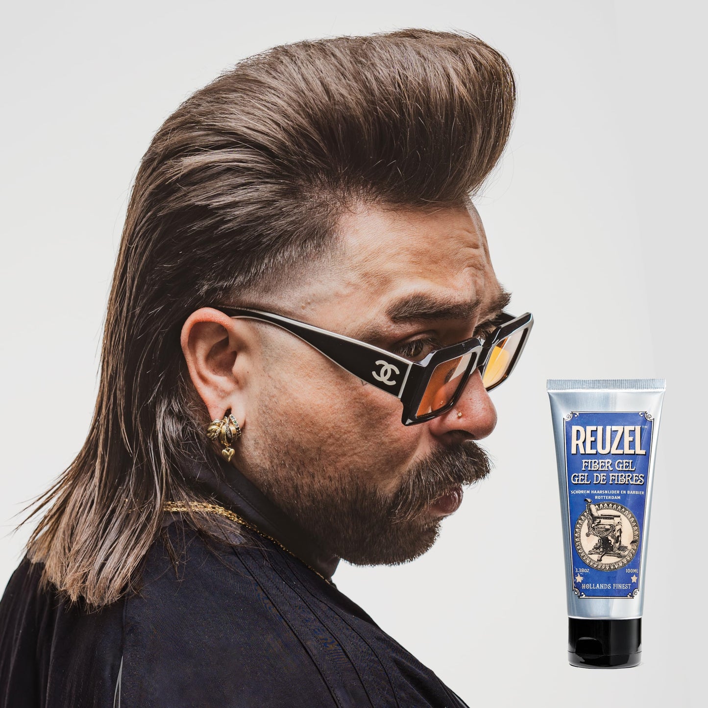 Reuzel Fiber Gel, Flake Free Formula, 3.38 oz