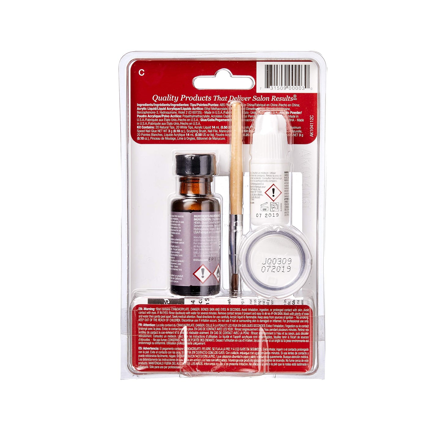 Kiss French Acrylic Sculpture Kit (2 PACK)
