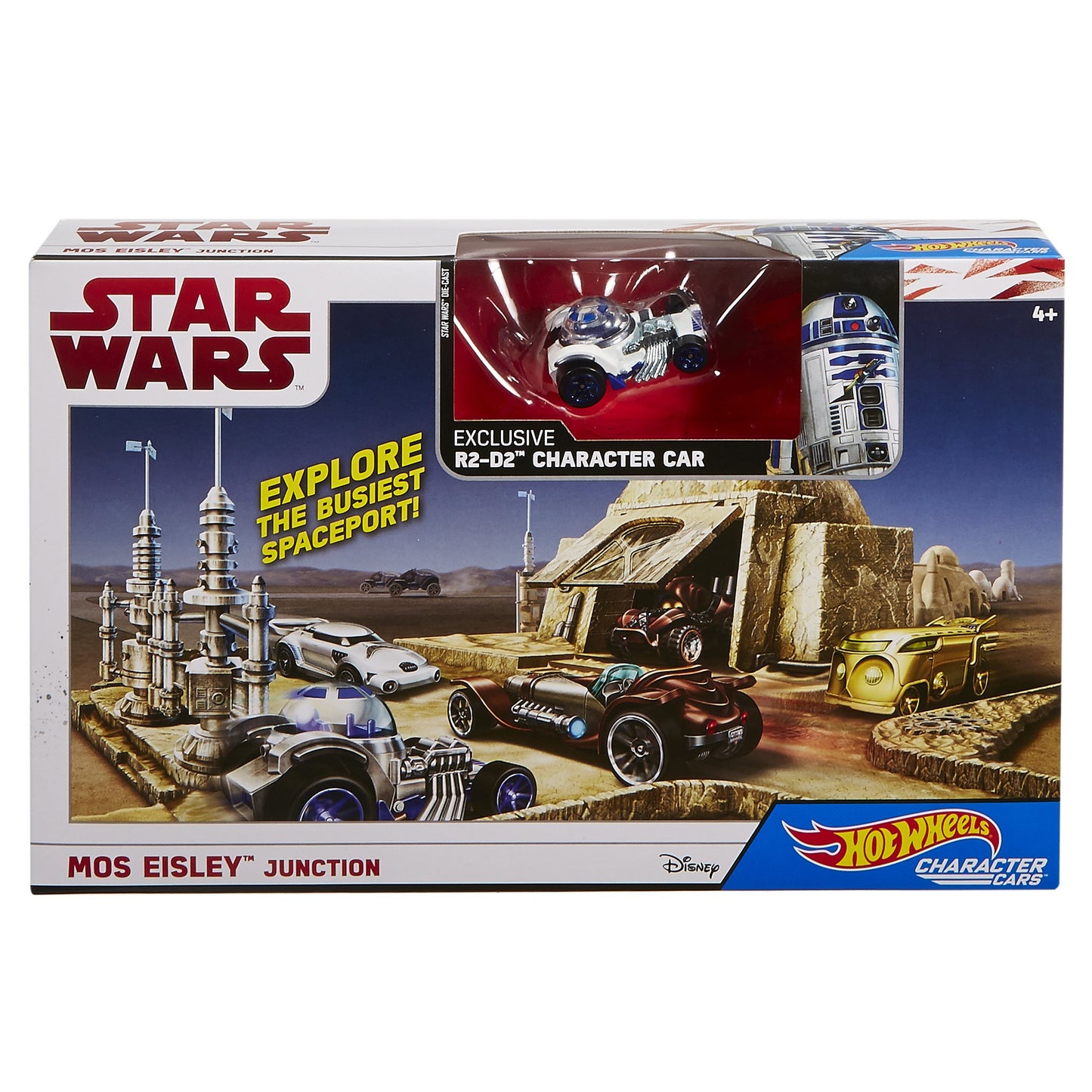 Hot Wheels Star Wars EP8 Character Car LP Playset