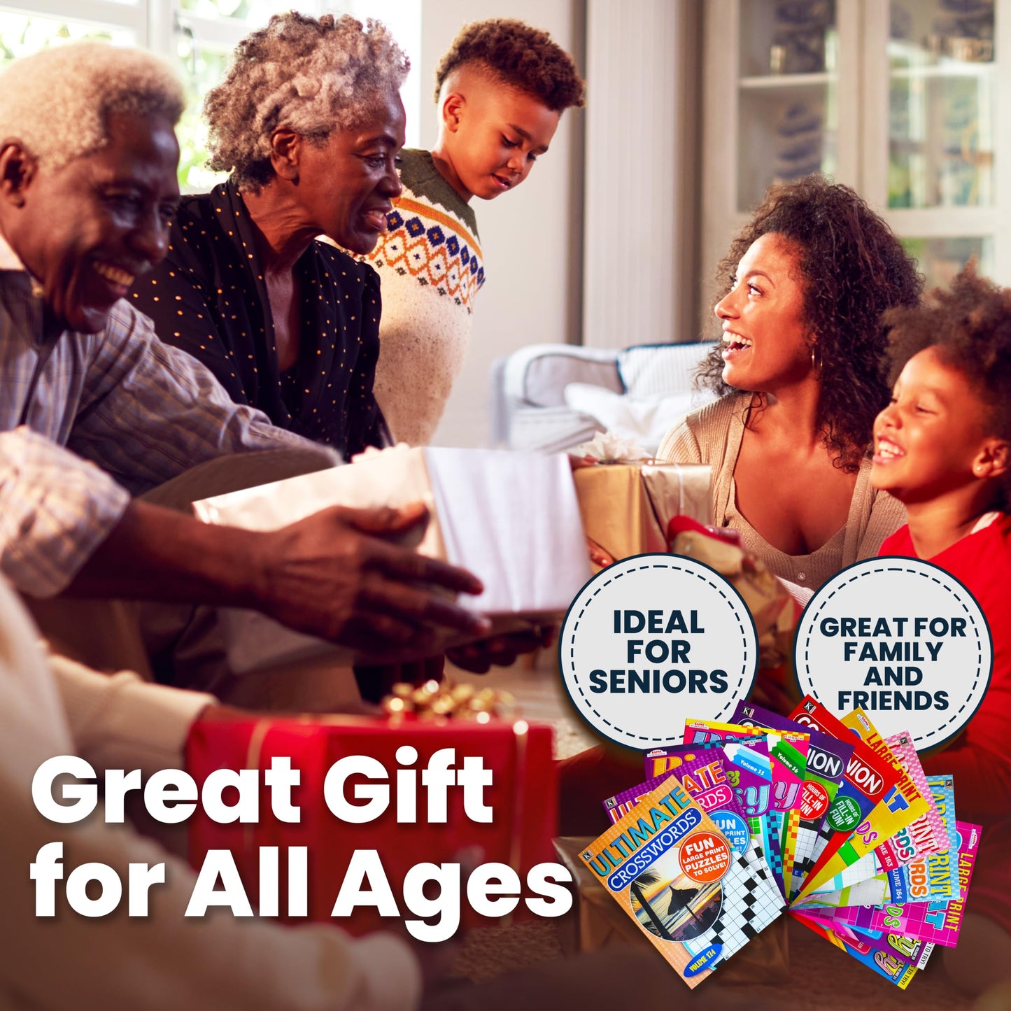 12-Pack Puzzle Books – 950+ Sudoku & Large Print Word Search for Adults & Seniors, Brain Stimulation Variety Pack, 8x10 Paperback