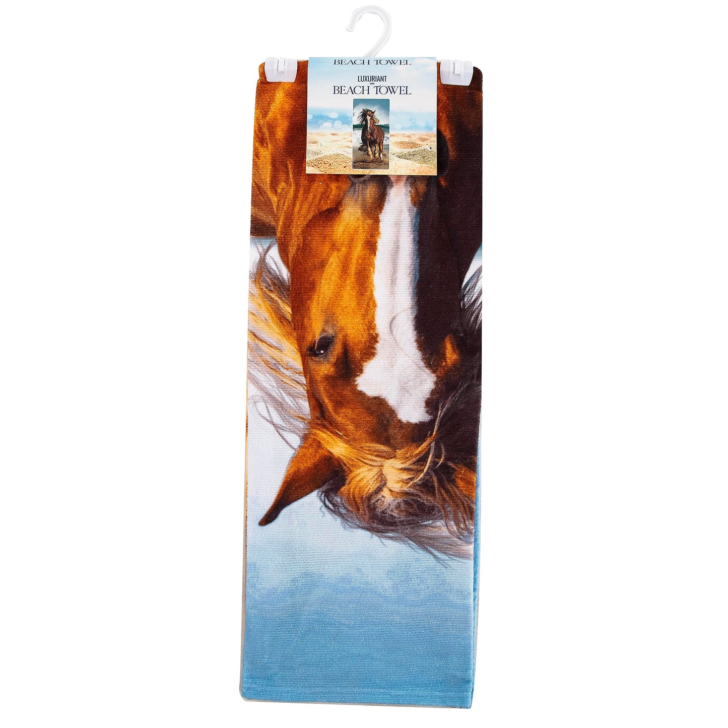 Northwest Classics Beach Towel, 30" x 60", Running Horse