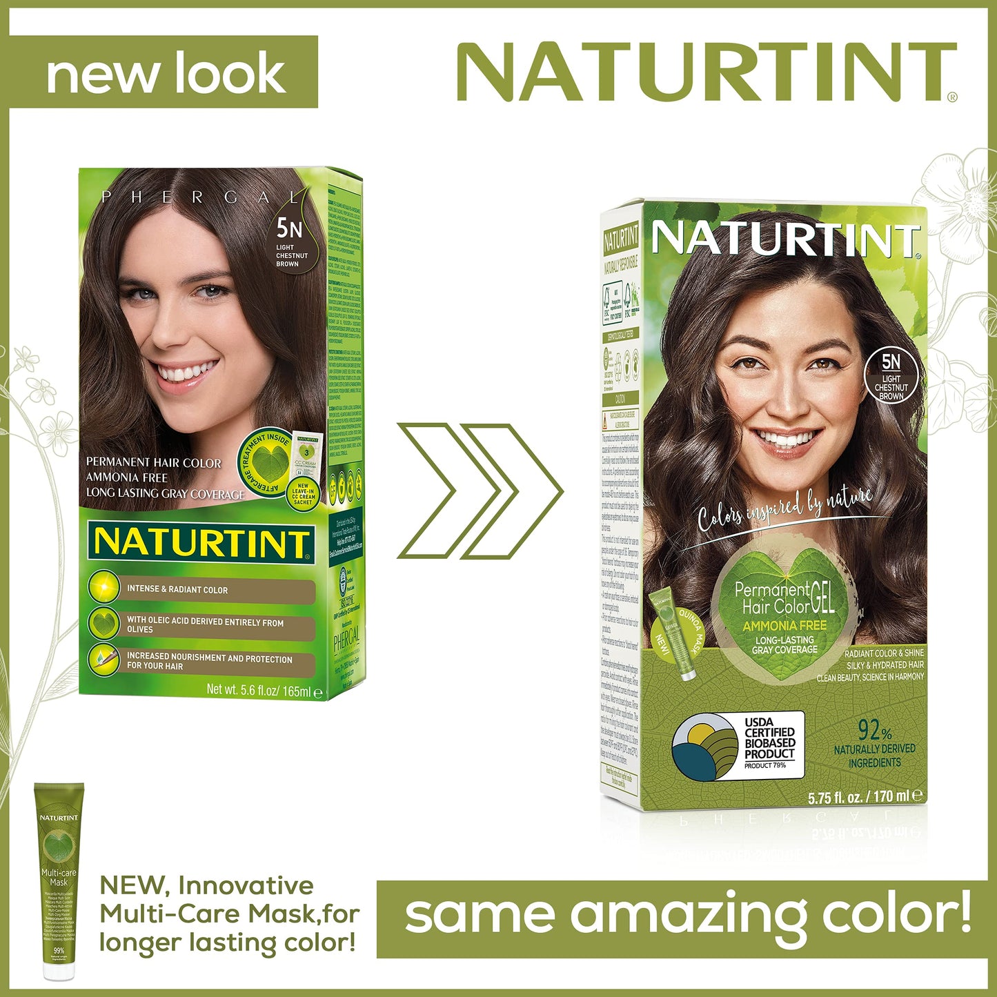 Naturtint Permanent Hair Colorant, 5.6 Ounces - Light Chestnut Brown