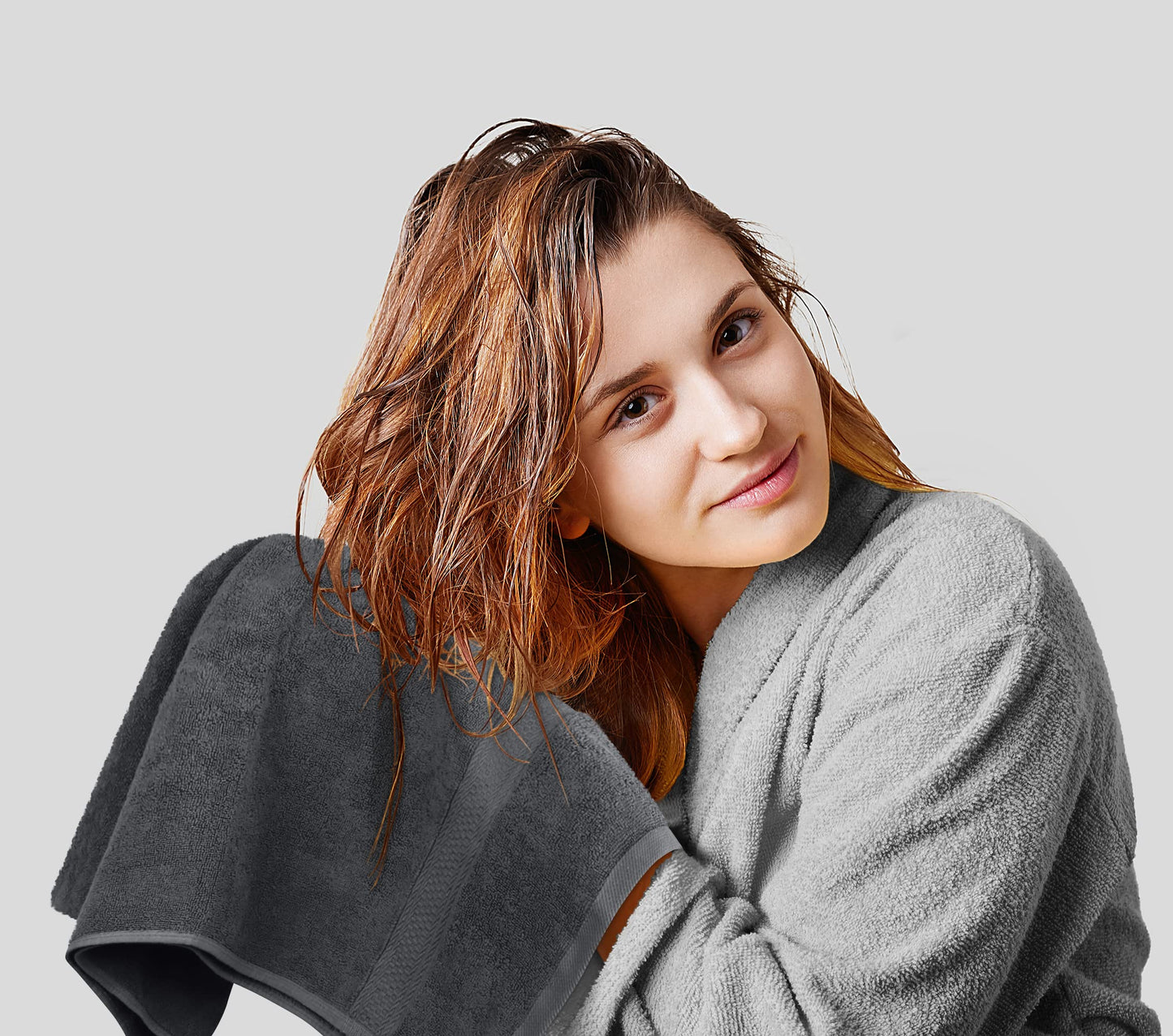 Utopia Towels 8 Piece Luxury Towel Set - Majestic Plush, Super Absorbent & Quicker-to-Dry, Thick 100% Ring Spun Cotton Towels for Bathroom, Spa…