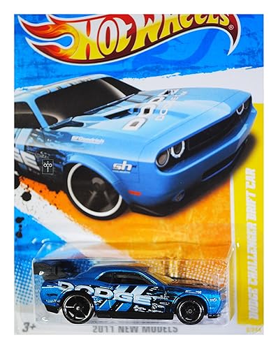 Hot Wheels 2011 2011 New Models Blue Dodge Challenger Drift CAR 6/50