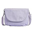 HAIKU Bliss Eco-Friendly RFID Blocking Travel Crossbody Saddle Bag, Stone Gray