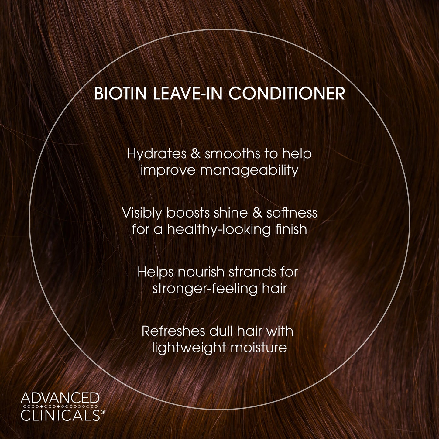 Advanced Clinicals Hair Spray Thicken & Shine Leave In Treatment, Nourishing Detangling Formula for Fine, Damaged, or Frizz Prone Hair, Supports Scalp