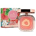 Rachel Couture Compact Blush Trio for All Over Radiant Glow | Infused with Hibiscus Extract | Vegan & Cruelty-Free - 0.32 Oz - Blossom