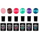 UV-NAILS Gel nail polish cure with UV or LED nail lamp gel polish for nails Set of 6 (PARIS) Beauty & Personal Care UV-NAILS