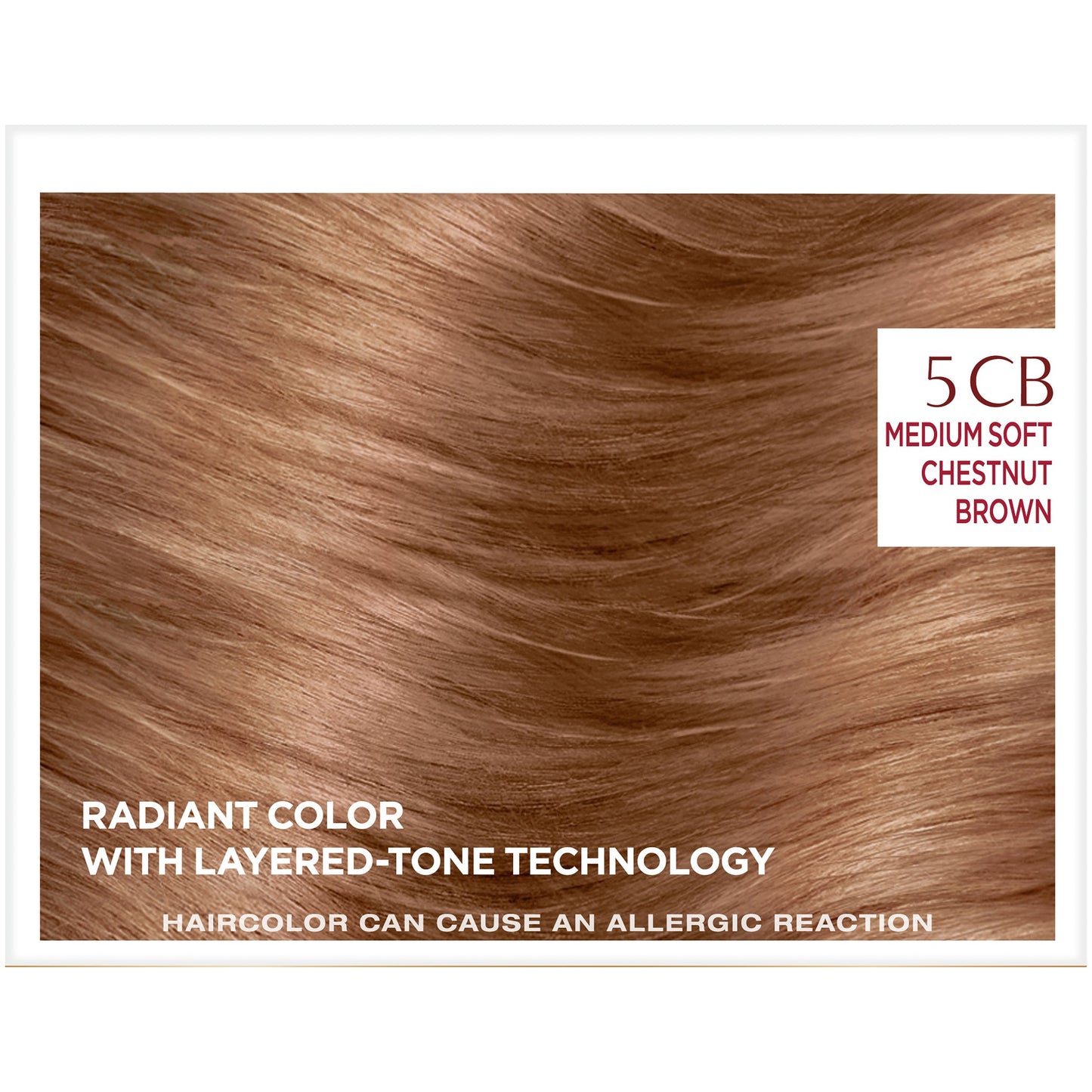 L'Oreal Paris ExcellenceAge Perfect Layered Tone Flattering Color, 5CB Medium Chestnut Brown