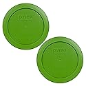 Pyrex 7200-PC 2-Cup Lawn Green Food Storage Replacement Lid (2-Pack) - Made in USA