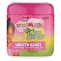 African Pride Dream Kids Olive Miracle Smooth Edges Anti-Frizzy Conditioning Gel - Contains Olive Oil, Reduces Hair Dryness & Breakage, 6 Oz
