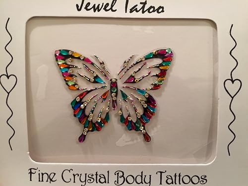 Vajazzle sexy Japanese designed butterfly multicolor center of attraction