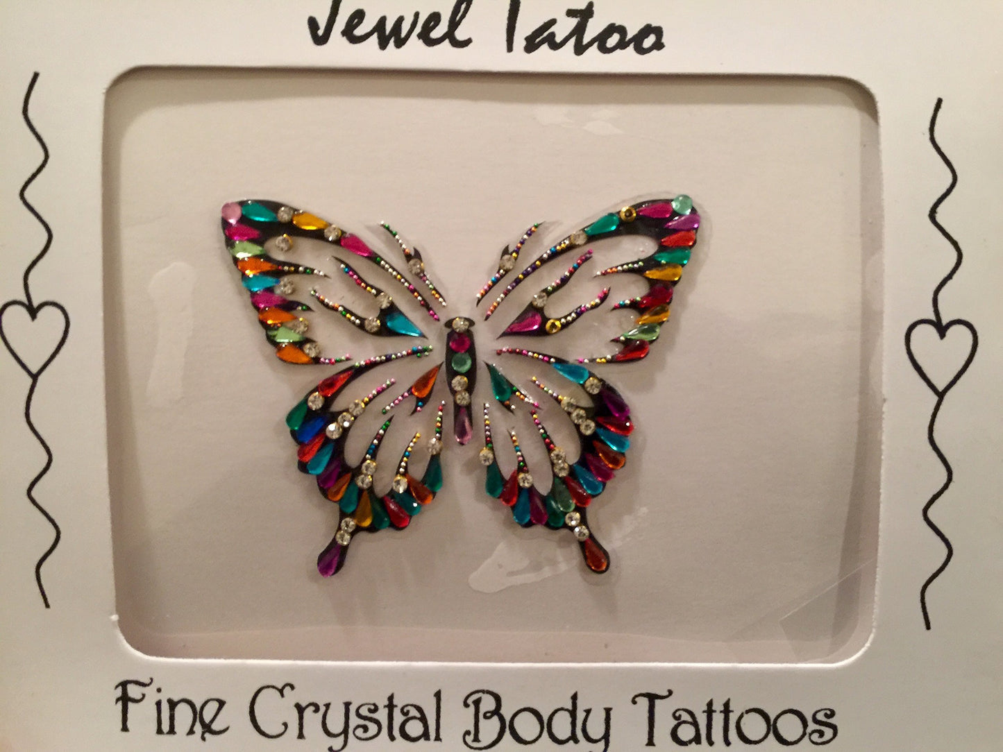 Vajazzle sexy Japanese designed butterfly multicolor center of attraction
