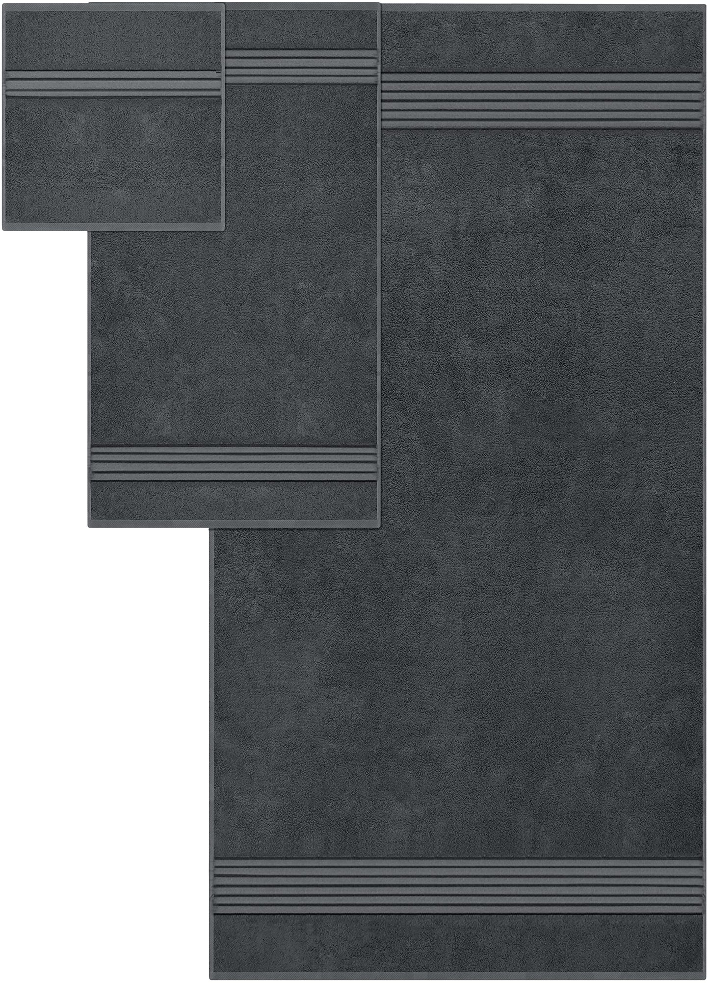 Utopia Towels 8 Piece Premium Towel Set, 2 Bath, 2 Hand, and 4 Washcloths, 100% Ring Spun Cotton, Highly Absorbent Towels for Bathroom, Sports…